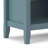 Amherst 24"W Solid Wood Transitional Nightstand With 2 Drawers And Open Storage Shelf