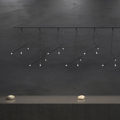 Lustre 21 lumières à suspendre 97 po