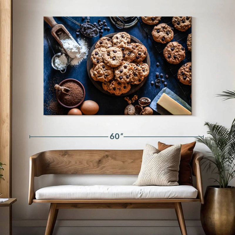Biscuits aux pépites de chocolat Yarlin, H 34 po x l 51 po