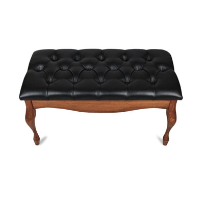 Faux Leather Upholstered Bench