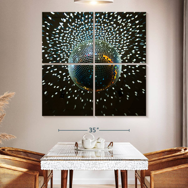 Abarca Disco Ball Lights, 50" H x 50" W