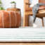 Tapis rayé en coton tissé à la main Esveidy-655009051