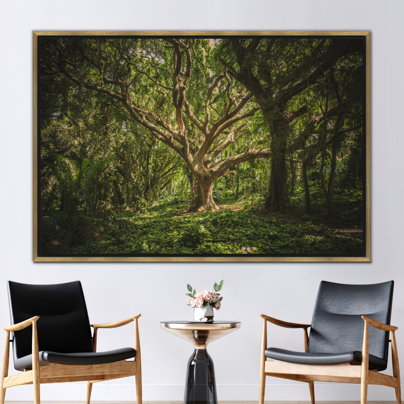 1 Piece Wall Art on Canvas, 25 cm H x 35 cm W, Framed Print without Mat, Gold