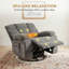 Fauteuil de massage inclinable surdimensionné avec fonction chauffante, pivotante et à bascule, assise extra-large-1923453930