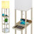 Latitude Run 63" Column Floor Lamp with Outlet and Drawer-931223444