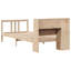 Bookcase Bed Without Mattress Solid Wood Pine-406247132-431558604