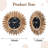 14 In Rustic Wood Boho Sunburst Decorative Wall Clock Silent Non Ticking Farmhouse Small Wall Clocks For Living Room Kitchen Bedroom Decor (rustic Brown)