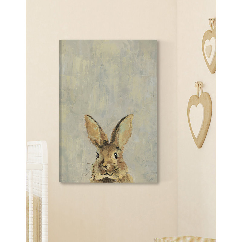 Little Rabbit - Wrapped Canvas Painting, 36" H x 24" W x 1.5" D