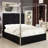 Porter Tufted Upholstered Canopy Bed-650833689-650833690