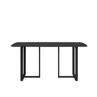 Evannie Stone Dining Table by Ivy Bronx