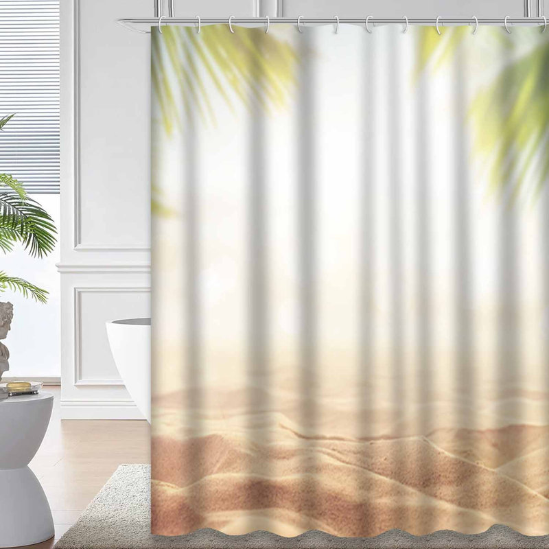 Rideau de douche Sand Beach, L 72 po x l 84 po