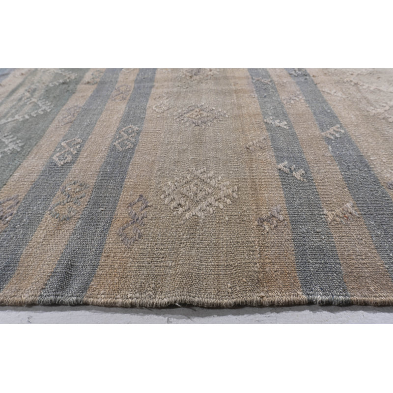 One-of-a-Kind 6'6 X 10'11 Flatweave Area Rug