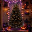 Arbre de Noël illuminé épinette noir 6 pi