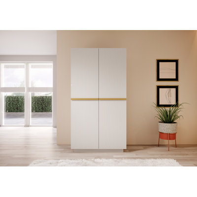 Alylah Manufactured Wood Wardrobe