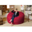 Fauteuil à billes - Fauteuil à billes rond rembourré en mousse à mémoire de forme avec housse amovible et lavable à la machine - Fauteuil à billes avec housse en microfibre douce - Plusieurs tailles et plusieurs tissus lavables à la machine-2145937777-2127524621