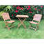 Chaise de patio pliante en acacia Chamorro