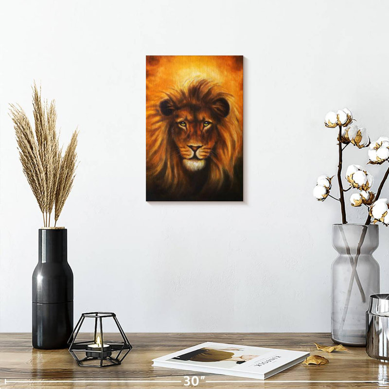 Brampt Leo, 12" H x 8" W