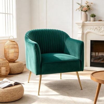 Fauteuil de chambre Modern Velvet