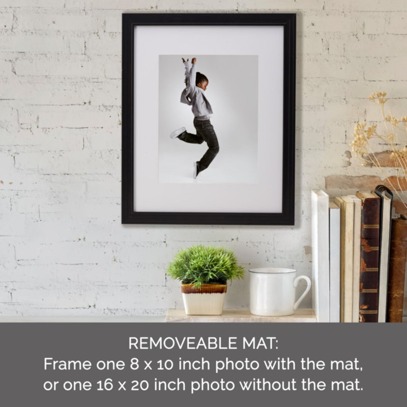 Cadre photo rainuré Mikasa, photo 11 x 14 po