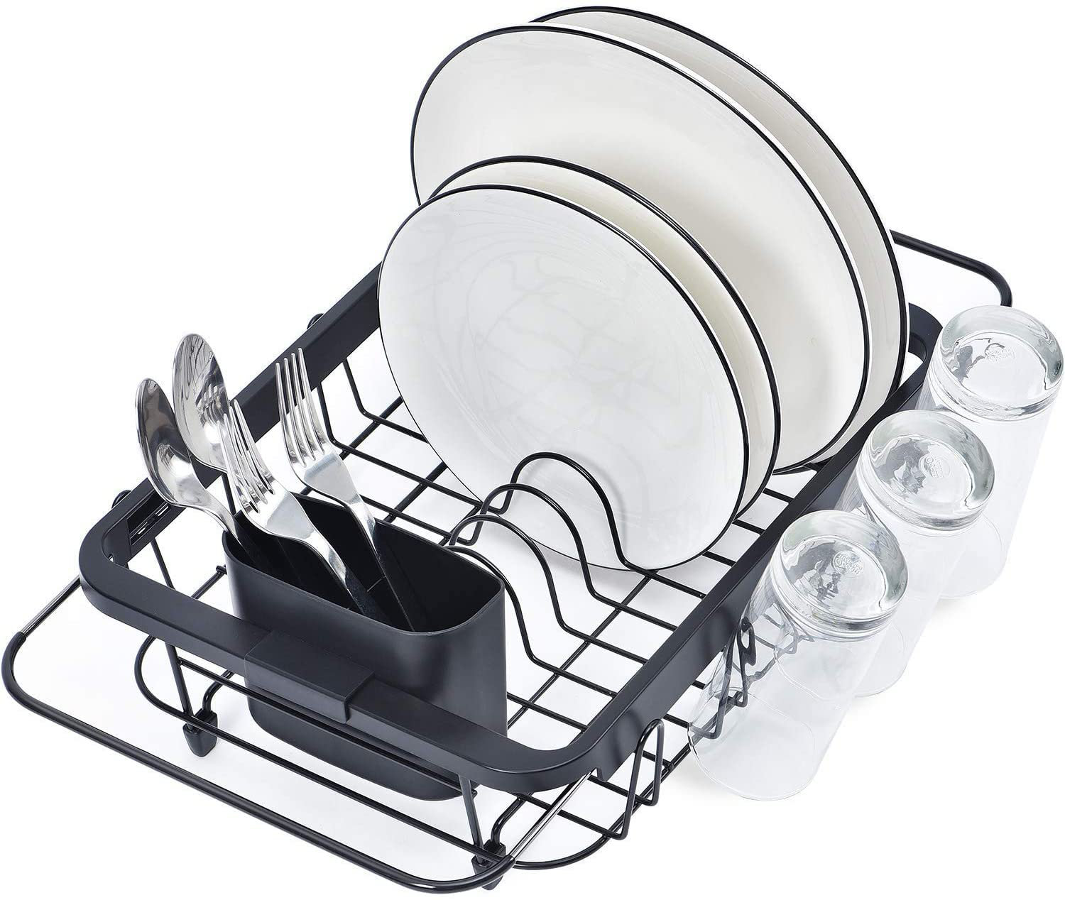 KINGRACK Stainless Steel Dish Rack Expandable Dish Drying Rack Used