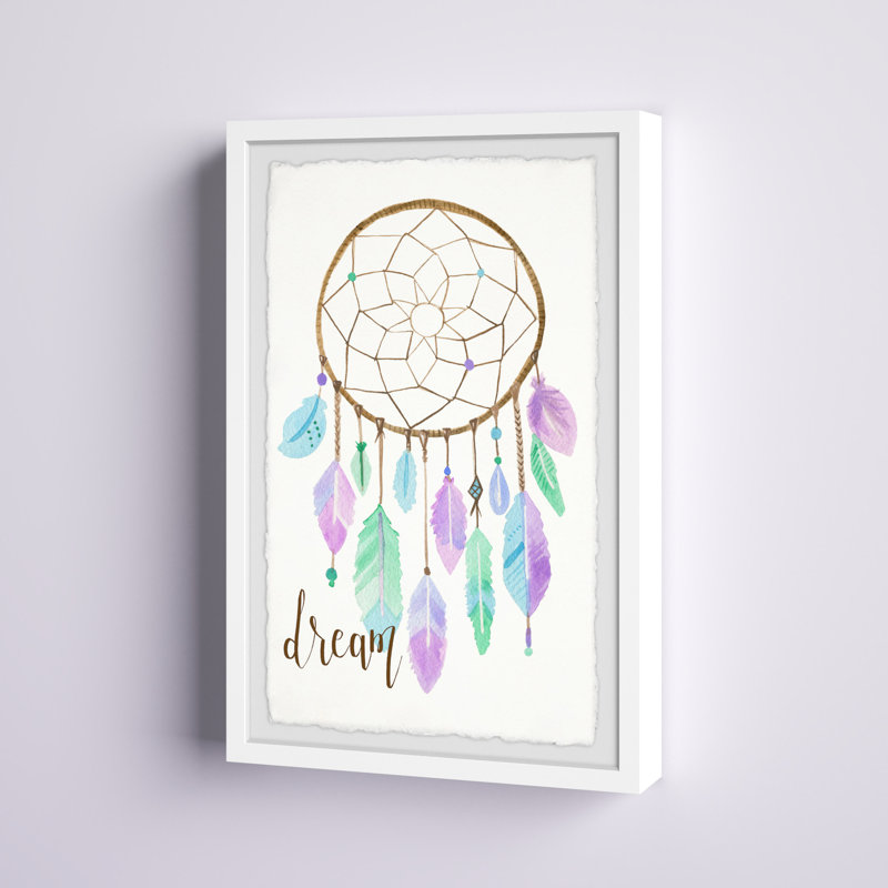 «Pastel Dreamcatcher II», reproduction encadrée, H 12 po x l 8 po x P 1,5 po