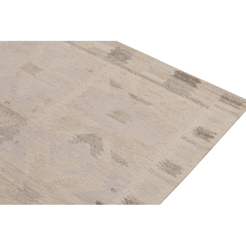 Scandinavian Wool Geometric Area Rug, Rectangle 10' x 14'