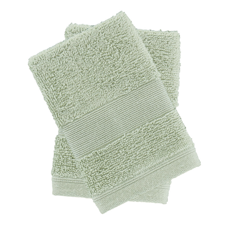 Anti-Bacterial 100% Cotton Towels, Sage Green