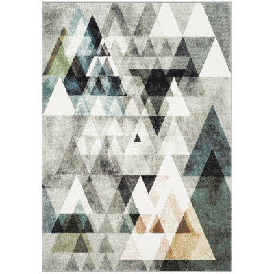 Tapis gris / bleu Asumi