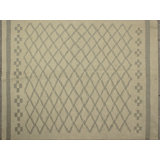 One-of-a-Kind Handwoven 3'4" x 5'1" Wool Ivory Area Rug