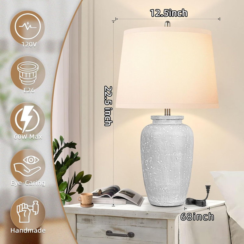 Lampe de table en résine Misu