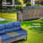7 - Person Luxury Wicker Patio Furniture Set With Coffee Table & 6-Inch Extra-Thick Cushion Swivel Chairs-283123384-283123385