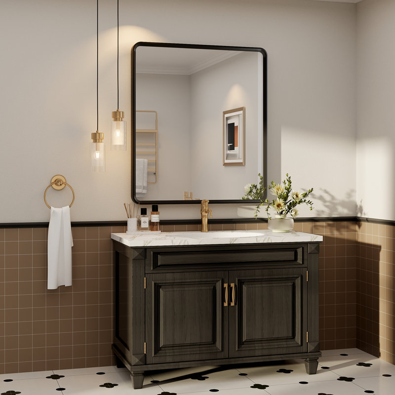 Miroir de meuble-lavabo mural Molly, 36 po x 32 po