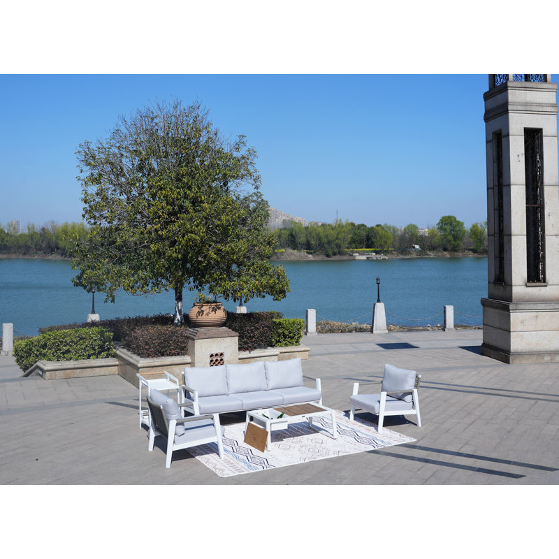 5 - Person Patio Conversation Set with Cushions