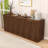 Stylish Wave Design Sideboard Buffet Cabinet with 6-Door Storage and Durable Construction-960122112