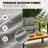 7PCS Patio Furniture Set, All-Weather Outdoor Conversation Set With Coffee Table & 2 Ottomans-1341713139