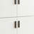 31.5"W×15.7"D×94.5"H White 4-Door Storage Cabinet