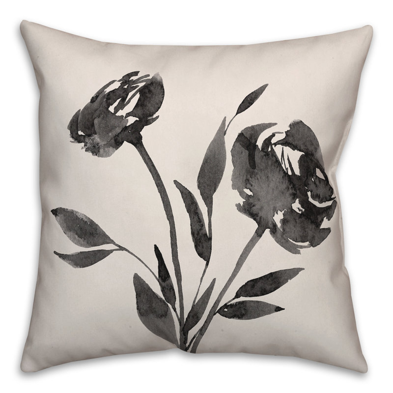 Housse et insert de coussin carré Inky