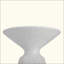 Table d'appoint d'extérieur en marbre texturé MGO
