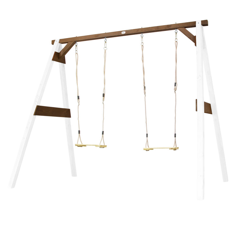 AXI Swing Set Swing(s), White/Brown