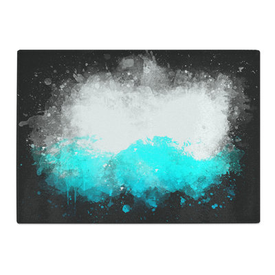 Tempered Glass Mountain Tops Chopping Board