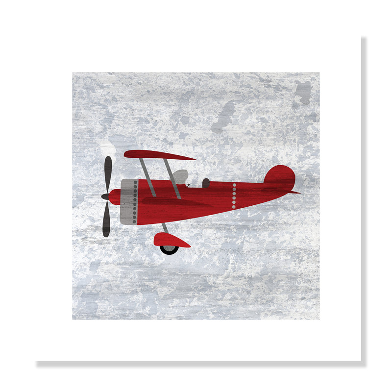 Impression sur papier rouge 2, H 16 po x l 16 po x P 1 po, Papier