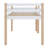 Twin Size Low Loft Bed For Kids, Solid Wooden Low Loft Bed Frame With Ladder And Guardrail For Small Room & Low Ceiling Bedrrom