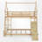 Twin Over Queen Bunk Bed-450956047