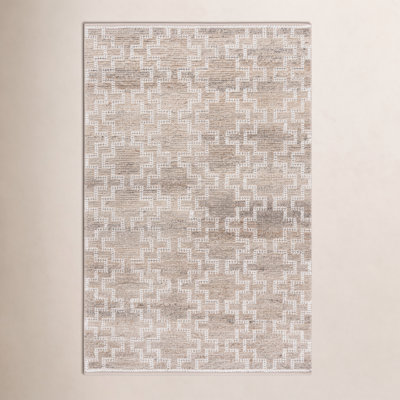 Hand-Woven Geometric Outdoor Rug