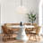 18" Modern 4-light Dimmable Drum Chandelier