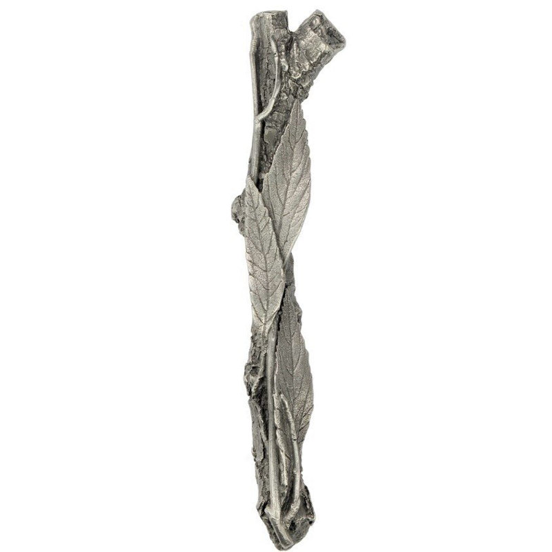 Leaves Bar / Handle Pull, Antique Pewter, Right