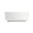 49 Inch Solid Surface Soaking Bathtub - Deep Soak Freestanding Tub