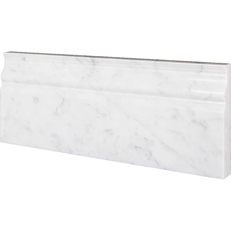 12 in. L x 5 in. W Marble Cove Base Tile Trim
