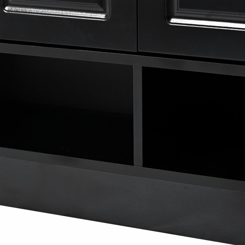 Cabinet-7.7 47.2'' Sideboard, Black