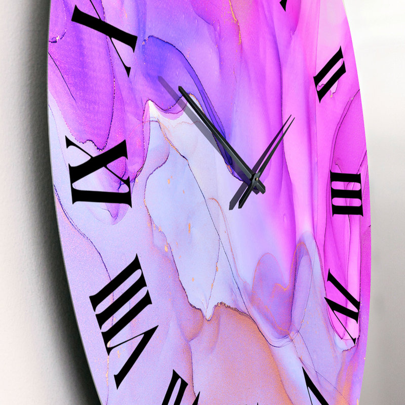 Horloge murale rose, Petit